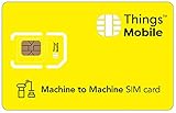 SIM M2M con copertura globale e rete multi-operatore GSM/2G/3G/4G LTE, senza costi fissi, senza scadenza e tariffe competitive, con 10 € di credito incluso