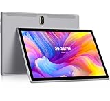 Tablet 10 Pollici Android 11,FEONAL 4G LTE Tablet PC Con 2 SIM Slot 4GB RAM 64GB ROM 128GB TF Con Mouse Tastiera Penna OctaCore 1080P FHD Face ID 6000mAh 13 MP Fotocamera Bluetooth WiFi GPS OTG-Grigio