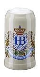 HB Hofbräuhaus München Boccale da Birra tedesco Relief Monaco di Baviera Hofbräuhaus München HB 1 litro King Werk KI 1000059