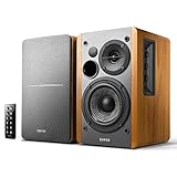 Edifier R1280DB Diffusori da Scaffale Azionati Via Bluetooth - Ingresso Ottico - Monitor da Studio Wireless - Casse Nearfield da 4 Pollici - 42w RMS - Venature del Legno