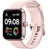 Smartwatch Donna Uomo,smartwatch Orologio Fitness Contapassi Cardiofrequenzimetro, Sfondo Personalizzato, Modalità Nuoto, Gestire la Musica, GPS Condiviso, Meteo