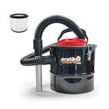 San Marco Aspiracenere Elettrico per Stufe a Pellet, Filtro HEPA Intercambiabile e Lavabile, Bidone da 10 L, Potenza 800 W, Ideale per Aspirare Ceneri Fredde da Stufe, Caminetti e Barbecue (800watt)