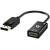Rankie Adattatore DisplayPort a HDMI, Risoluzione 4K Convertitore, Nero