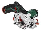 Parkside Sega circolare a batteria Led Phksa 12 A1, 12 V, agli ioni di litio, diametro 85 mm, 2 Ah, profondità di taglio e angolo di taglio regolabili in continuo, aspirazione della polvere