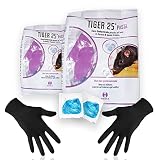 Veleno per Topi E Ratti, Trappola per Topi, Esca Topicida Ratticida Professionale in Bustine di Pasta Fresca, Veleno per Topi Professionale Potente , Guanti Lattice Monouso Protezione e Bustina 300g