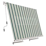 SAN GIORGIO Tenda da Sole a Caduta 300x250cm Bracci Regolabili Tessuto Impermeabile Esterno