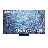 Samsung TV Neo QLED QE65QN900CTXZT, Smart TV 65' Serie QN900C perfetto per il Gaming, Neo QLED 8K UHD, Dolby Atmos, Alexa e Google Assistant integrati, Titan Black, 2023, DVB-T2