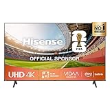Hisense Smart TV 50' 4K Ultra HD 2025 50A6Q, Smart TV VIDAA U8, Dolby Vision, HDR 10, Game Mode Plus, Alexa Built-in, VIDAA Voice, Tuner DVB-T2/S2 HEVC 10, lativù 4K, 50'', 2025 LED