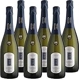 Prosecco Valdobbiadene Superiore DOCG | Adami Cartizze | Confezione da 6 Bottiglia da 75 Cl | Idea Regalo