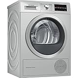 Bosch Serie 6 WTG8729XEE Libera installazione Carica frontale 9kg A++ Acciaio inossidabile asciugatrice