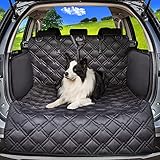 Meadowlark® Protezione bagagliaio auto per cani impermeabile! Telo auto per cani bagagliaio, Coprisedile cane universale per auto e SUV, Copertura di altissima qualità! + Cintura di sicurezza