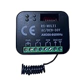 RICEVITORE RX UNIVERSALE RADIO RICEVENTE 2 canali TELECOMANDI Tante altre marche frequenza 433 o 868 Mhz 12-30V ac dc codice fisso rolling code AUTOMAZIONE MULTI 12-30V