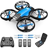 4DRC V8 Mini Drone per Bambini, Quadricottero RC con Telecomando, Funzione Hovering, modalità Senza Testa, 3D Flip, Decollo/Atterraggio a Un Tasto, velocità Regolabile, Adatto ai Principianti