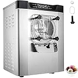 VEVOR Macchina per Icecream Duro Commerciale in Acciaio Inox 1400W Macchina per Gelato Duro Uso Commerciale 16-20 L/H, Macchina per Icecream Velocità 3000 giri/min ca. da Ristorante Hotel Albergo