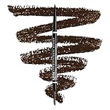 NYX Professional Makeup Matita sopracciglia, Micro Brow Pencil, Due lati con matita automatica e scovolino, Tonalità: Espresso
