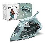 Imetec Perfect Comfort - Ferro da stiro a vapore – Leggero – Maneggevole - Protezione anticalcare - Colpo vapore 140 g - Piastra acciaio inox - 2200 W - Impugnatura ergonomica - Risparmio energetico