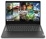 Lenovo IdeaPad 3 Notebook - Display 15.6' FullHD (Processore Intel Core i3-10110U, 256 GB SSD, RAM 8 GB, Windows 11 S) - Business Black - Esclusiva Amazon