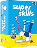 Super Skills - Board Game for Children and Adults - 120 Fun Challenges - The for Years of Fun - in English