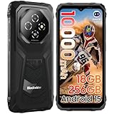 Blackview Fort 1 Rugged Smartphone Android 15, Batteria 10000mAh Telefono Indistruttibile, Gemini AI, 18(6+12) GB+256GB/2TB TF Celluare Antiurto, 6.56' HD+, 4G/NFC/OTG/Fingerprint/GPS/2 Anni Garanzia
