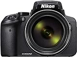 Nikon Coolpix P900 Fotocamera Digitale Bridge, 16 Megapixel, Zoom 83X, VR, LCD 3', Full HD, Wi-Fi, GPS, GLONASS, QZSS, Colore Nero