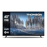 Thomson TV 40 Pollici (101 cm) FHD Easy TV, TV Digitale LED (Non-Smart), Triplo Tuner (DVB-T/T2/C/S/S2), Dolby Audio, Modalità Hotel, Lettore Multimediale, Telecomando Retroilluminato, 3x HDMI