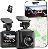 Avylet 2K Dash Cam Wi-Fi Con Scheda 64GB, Mini Telecamera per Auto 1440P con APP, Dashcam Auto GPS Esterno, WDR, Visione Notturna, 24H Monitor di Parcheggio, Rilevamento di Movimento, G-Sensor