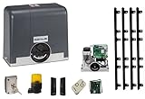 FAAC GENIUS BLIZZARD 104001 Kit Motore Cancello Scorrevole - Automazione 230V per Ante fino a 500kg - Con 4m Cremagliera Nylon