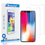N NEWTOP [2 Pezzi Pellicola GLASS FILM per Smartphone Universale Cellulare 5.0 Pollici 66x136mm, Fina 0.3mm Durezza 9H in Vetro Temperato Proteggi Schermo Display Anti Urto Graffio Protezione