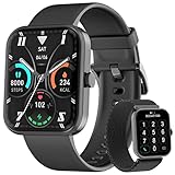 Blackview Smartwatch Uomo Donna, Effettua e Rispondi alle Chiamate,1,83'' Orologio Intelligente Fitness,Cardiofrequenzimetro,SpO2, Monitoraggio del Sonno, Calcolatori,Android iOS