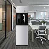 Distributore Dacqua Autonomo Alimentato dalla Rete Idrica, Refrigeratore di Acqua Calda E Fredda A Pavimento, Collegabile Direttamente alla Rete Idrica, Ideale per Casa, Ufficio E Caffetteria.