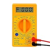 FYMTS Strumento elettrico, DT830B tester di tensione multimetro, Auto Range Voltmetro digitale (giallo)
