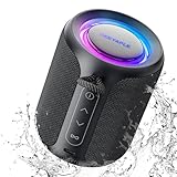 Deeyaple Cassa Bluetooth Portatile, 15W Cassa bluetooth potente da Doccia Impermeabile IPX7, Bluetooth 5.3,Extra Bassi Attivi,Chiamata Vivavoce per Casa, Esterno, Doccia