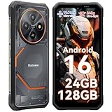 Blackview Fort 2 Rugged Smartphone Android 16, Ultra Sottile 10.7mm, 24(8+16) GB+128GB/2TB Telefono Indistruttibile, Gemini AI, Display 6,56' HD+ 90 Hz, IP69K Impermeabile, 16 MP+13MP, 4G/NFC/OTG/GPS