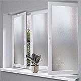 MoAmerey Pellicola di Vetro Smerigliato 44.5x200cm,Pellicola Privacy,Pellicole antisolari,finestre Pellicola Protettiva con Adesione Statica Anti-UV per Cucina,Bagno,Camera da Letto,Casa,Ufficio