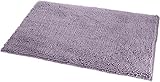 Amazon Basics Tappetino da bagno in microfibra, antiscivolo, 53 x 87 cm, lavanda