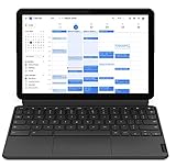 Lenovo IdeaPad Duet Chromebook 2-in-1 - Display 10.1'' Full HD (MediaTek P60T, Storage 128GB, RAM 4GB, Wi-Fi+Bluetooth, ChromeOS) Lenovo Keyboard, Blu ghiaccio/Grigio ferro [CB] – Esclusiva Amazon