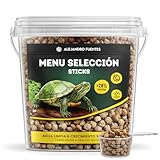 AF® Mangime Tartarughe Acqua Adulte, 5L Pellet Galleggianti 5mm, 28% Proteine per Carapace Forte, Acqua Pulita e Senza Odori, Cibo Tartarughe d'Acqua con Zip e Misurino Incluso