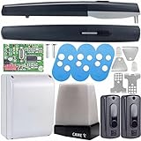 CAME 8K01MP-015 KIT AXI per porte doppie con porta fino a 2,5 metri e peso fino a 250 kg, 24V, Apriportone Automatico con 3 Telecomandi, Luce di Allarme e Barriera Fotoelettrica per Cancello di