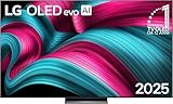 LG OLED evo AI C5 TV 83 pollici, Smart TV 4K, Processore α9 Gen8, Brightness Booster, webOS con AI, Dolby Vision e Atmos, Gaming con VRR e GSYNC 4K@144Hz, OLED83C54LA 2025