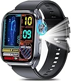 2026 Nuovo AI-GPT Smartwatch ECG/𝐆li𝐜𝐞m𝐢𝐚/24H Pressione Sanguigna arteriosa/Q&A,2'Salutare orologio con Cardiofrequenzimetro/sonno/SpO2/ᴀᴘɴᴇᴀ ɴᴏᴛᴛᴜʀɴᴀ/Telefono/SOS/Acido Urico/BMI/IP68/Torcia
