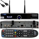OCTAGON SF8008 4K UHD HDR HEVC Twin Sat Ricevitore 2x-S2X Multistream, E2 Linux Smart TV Box, Media Server, PVR con funzione di registrazione, incluso cavo HDMI EasyMouse e Dual WiFi (interno 2TB