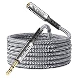 SUCESO Cavo di Prolunga Audio Jack 3,5mm Cavo Audio Stereo Prolunga Maschio a Femmina Cuffie Prolunga Nylon Intrecciato Compatibile per Cuffie Beats Tablet MP3 PS4 Smartphone Stereo di Casa/Auto-3M