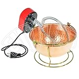 No marca Vigor Blinky 94100-20 Paiolo con Mescolatore, Rame, Vasca 3 Litri, Diametro cm 26