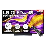 LG OLED evo AI G5 TV 48 pollici, Smart TV 4K, Base da appoggio inclusa, Processore α11 Gen2, Brightness Booster, webOS con AI, Dolby Vision e Atmos, VRR e GSYNC 4K@144Hz, OLED48G56LS 2025