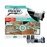 IDROEASY Magic Soft Smart Tubo Acqua Giardino 30 Metri, Canna Irrigazione Espandibile Anti Nodo e Antitorsione Estensibile Fino a 3 Volte la Sua Lunghezza Iniziale