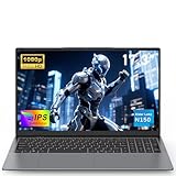 NAIKLULU 17.3 Pollici Computer Portatile Processor N150(1.2 a 3.6Ghz), RAM 16GB SSD 1TB PC Portatile Laptop 2026 Notebook, 1920x1080P/Tastiera Completa Retroilluminata/6000Mah