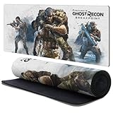 Head Case Designs Licenza Ufficiale Tom Clancy's Ghost Recon Breakpoint The Ghosts Poster Arte Personaggio 37.4 x 15.75 x 0.16 Inches (900 x 400 mm) - XL Tappetino per Mouse E Scrivania per Giochi PC