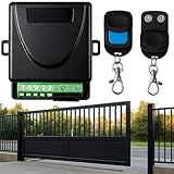 Kit Ricevente Automazione Cancelli 2 Canali, 12 24V Radio Ricevente Universale 433 mhz, 2 Canali Alimentazione AcDc Con 2 Telecomandi, Cancelli Serrande