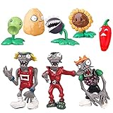 Hilloly Plants Vs Zombies Figurines, 9 Pezzi Mini Figure, Cake Topper Plants Vs Zombies, Forniture per Feste di Compleanno Piante Vs Zombi, Decorazioni Festa di Compleanno per Bambini