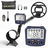 Metal Detector professionale per adulti e bambini, chip anti-interferenza, IP68, impermeabile, supporta batteria e alimentazione USB, 5 modalità di rilevazione (Grigio)